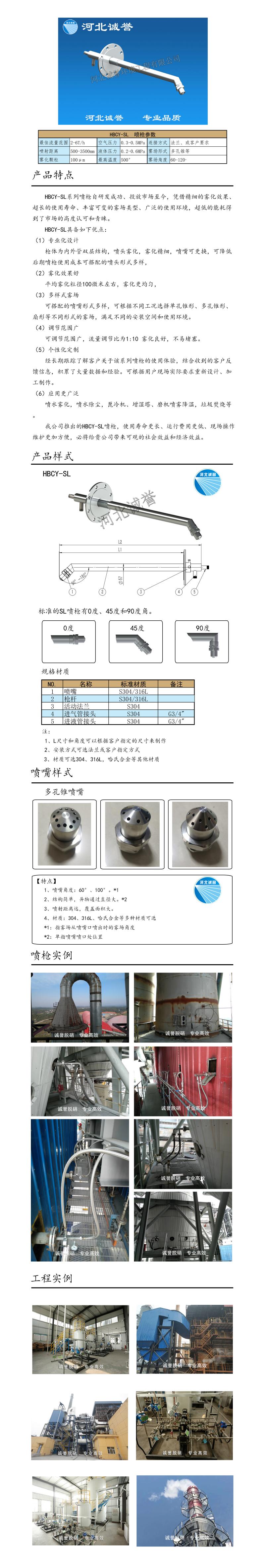 廢液噴槍、保護(hù)套、噴槍參數(shù)、材質(zhì)尺寸、流量分布圖、扇形空心錐俯視圖介紹以及廢液噴槍霧化視頻展示和工程案例介紹